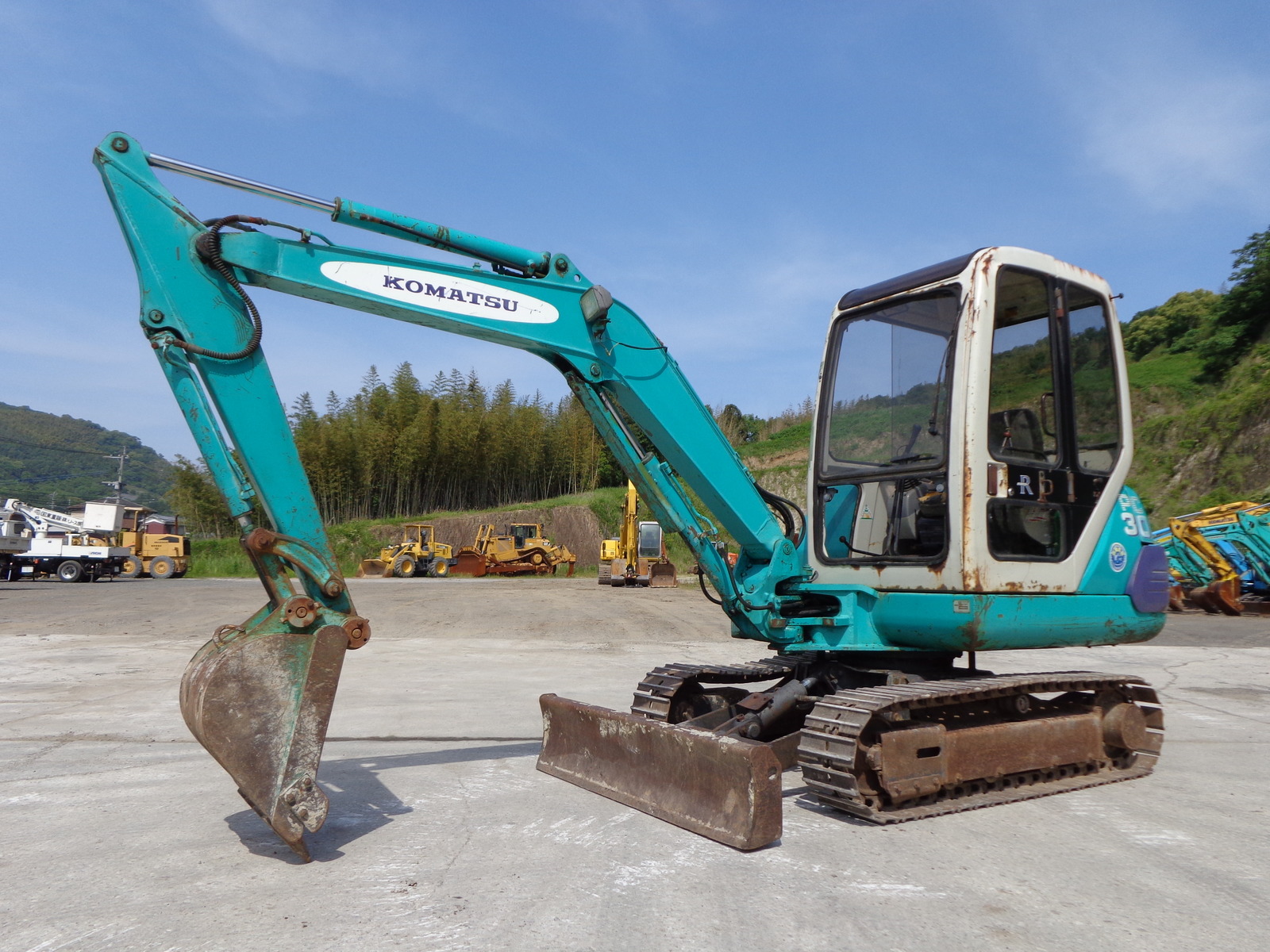 Used Construction Machine Used KOMATSU KOMATSU Excavator ~0.1m3 PC30-7