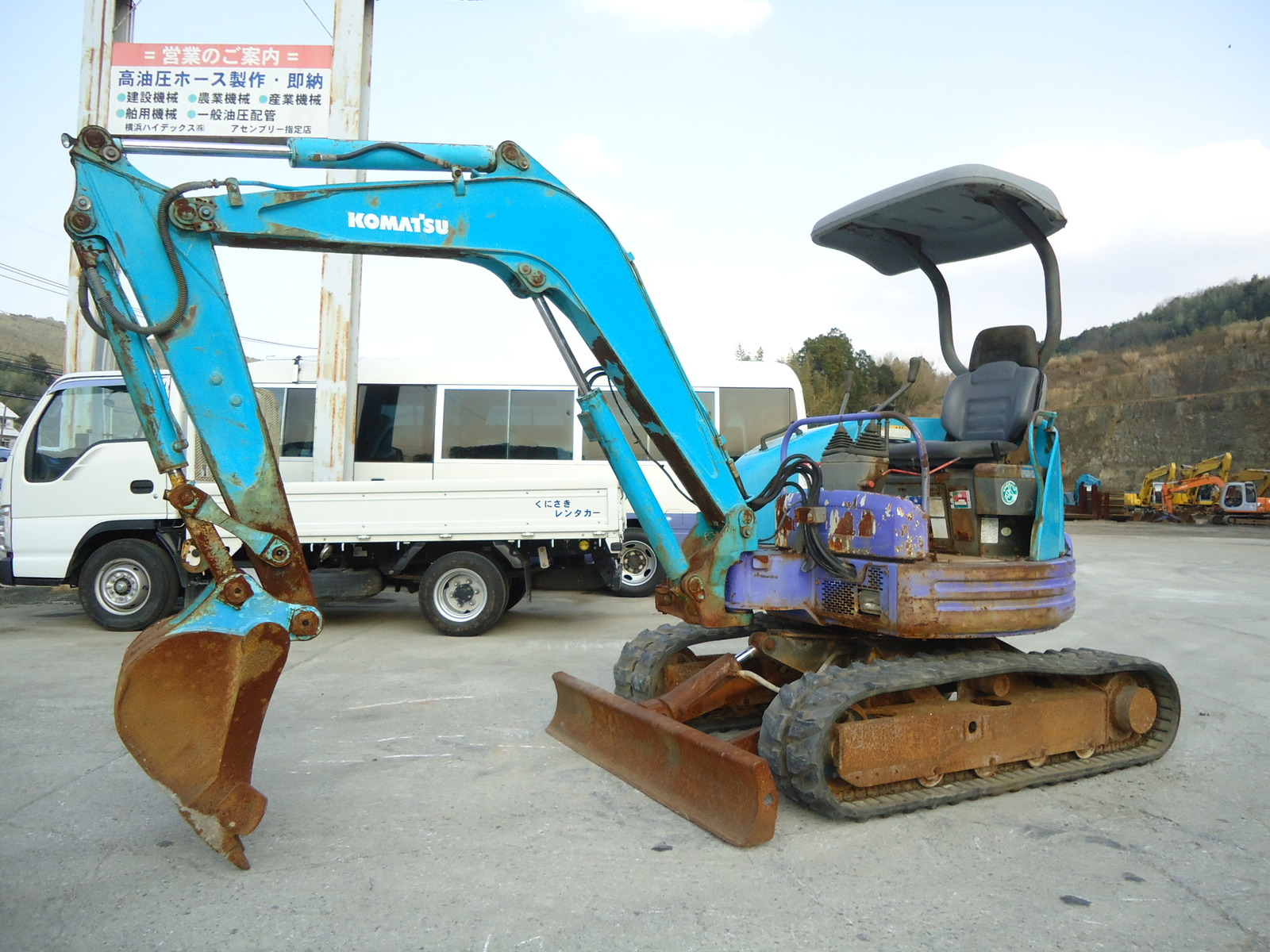 Used Construction Machine Used KOMATSU KOMATSU Excavator ~0.1m3 PC30FR