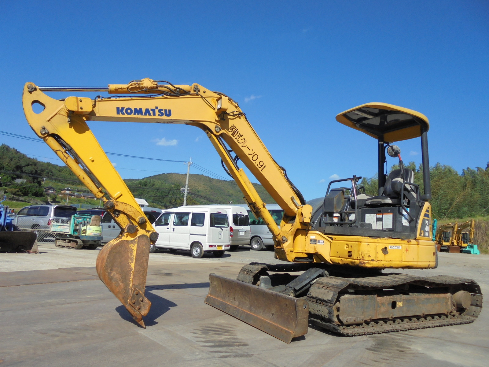 Used Construction Machine Used KOMATSU KOMATSU Excavator 0.2-0.3m3 PC40MR-2