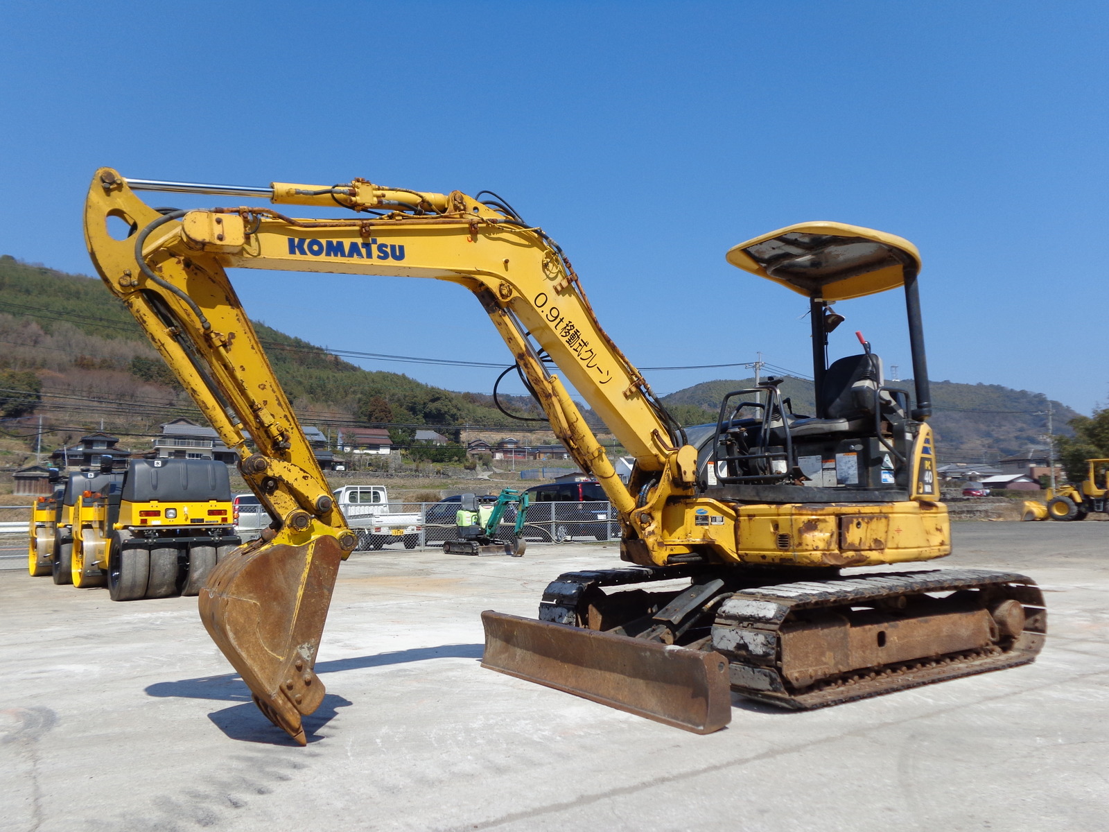 Used Construction Machine Used KOMATSU KOMATSU Excavator 0.2-0.3m3 PC40MR-2