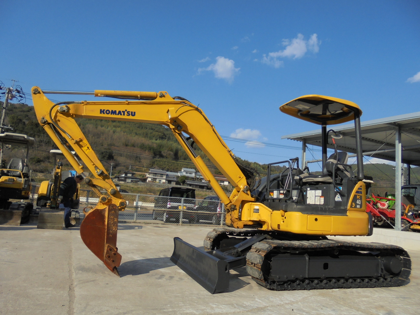 Used Construction Machine Used KOMATSU KOMATSU Excavator 0.2-0.3m3 PC40MR-3