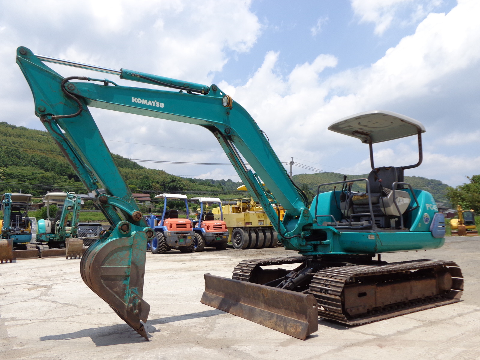 Used Construction Machine Used KOMATSU KOMATSU Excavator 0.2-0.3m3 PC45-1