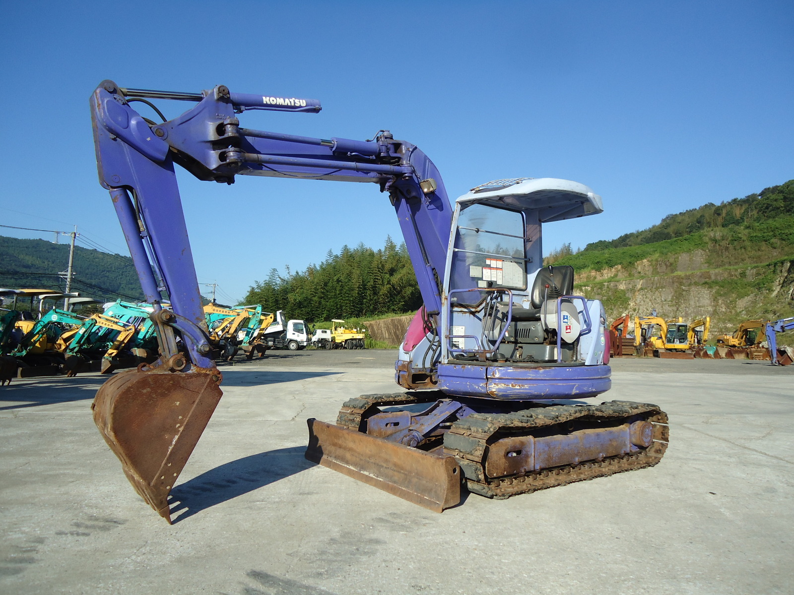 Used Construction Machine Used KOMATSU KOMATSU Excavator 0.2-0.3m3 PC50UU-2E