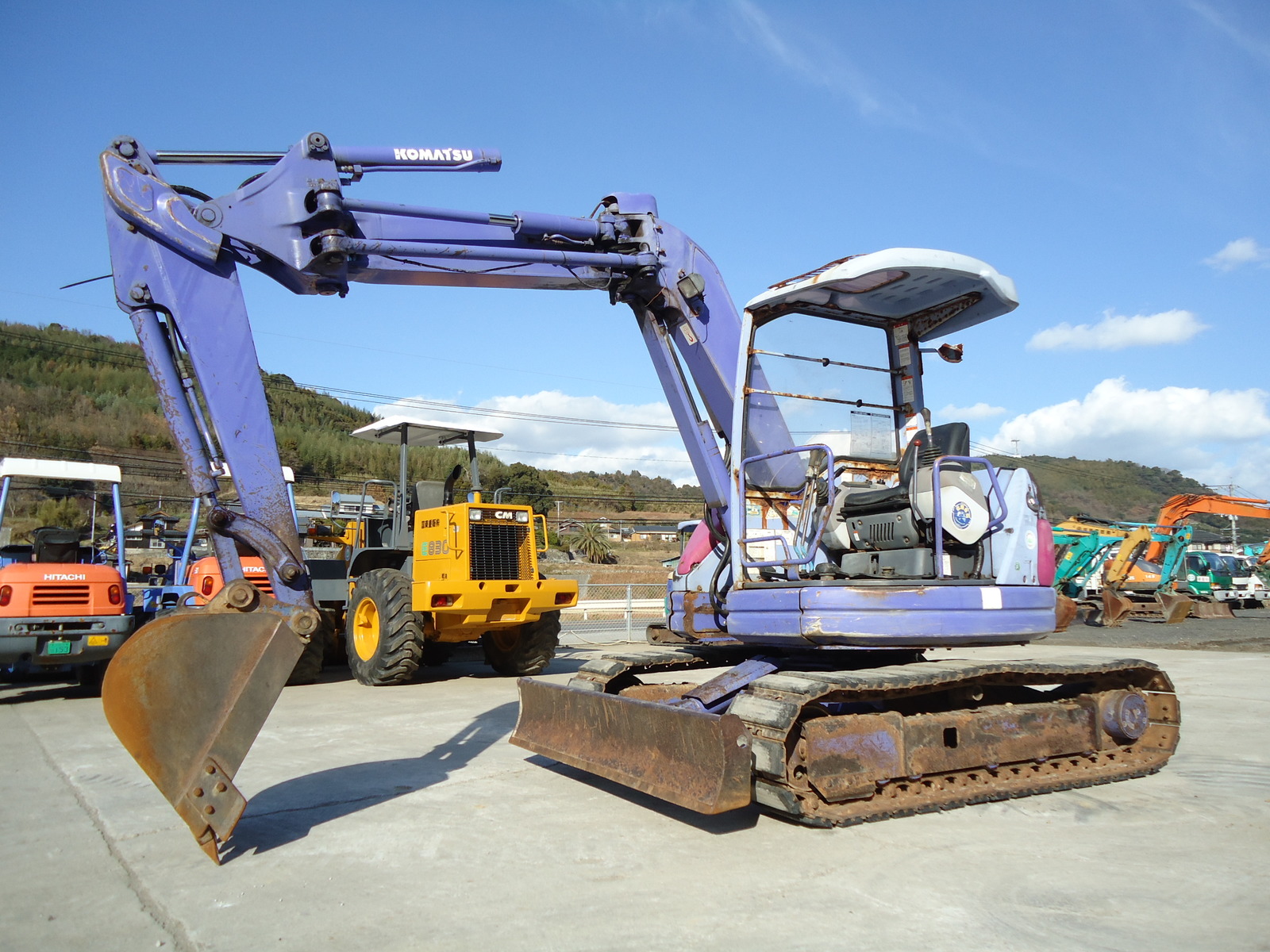 Used Construction Machine Used KOMATSU KOMATSU Excavator 0.2-0.3m3 PC50UU-2E