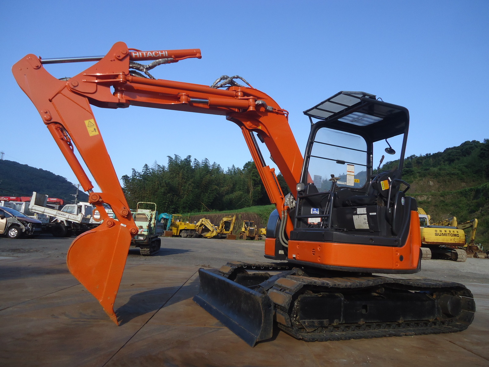 Used Construction Machine Used HITACHI HITACHI Excavator 0.2-0.3m3 ZX55UR-2D