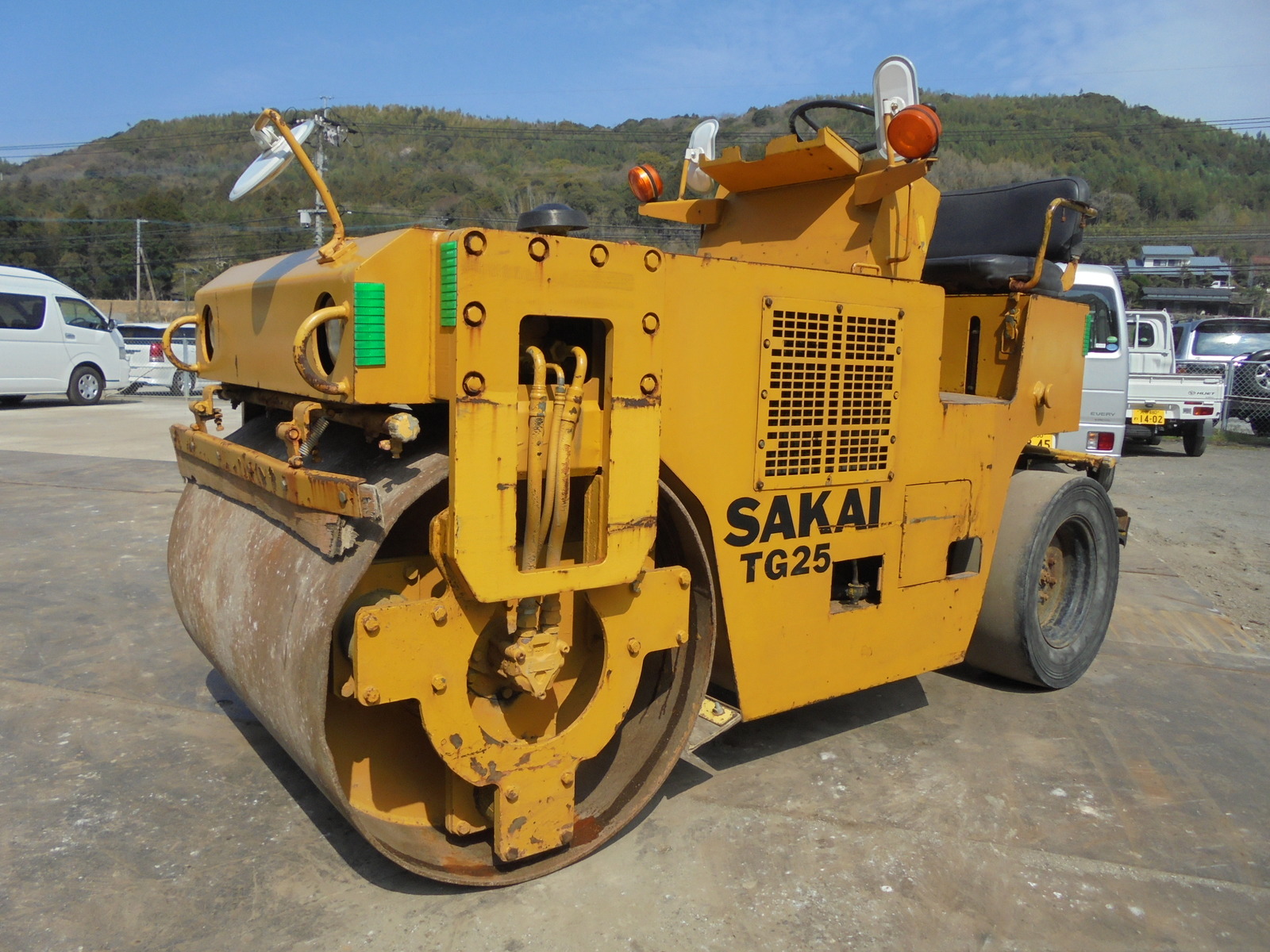 Used Construction Machine Used SAKAI SAKAI Roller Vibration rollers for paving TG25