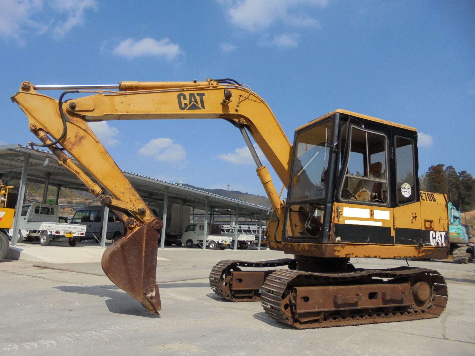 Used Construction Machine Used CAT CAT Excavator 0.2-0.3m3 E70B