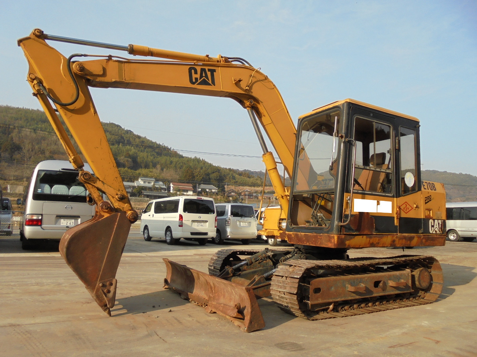 Used Construction Machine Used CAT CAT Excavator 0.2-0.3m3 E70B