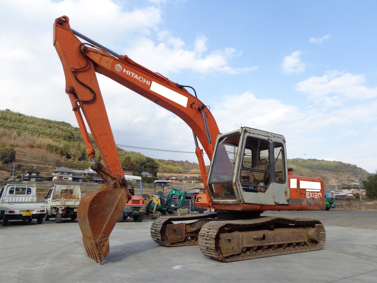 Used Construction Machine Used HITACHI HITACHI Excavator 0.4-0.5m3 EX120