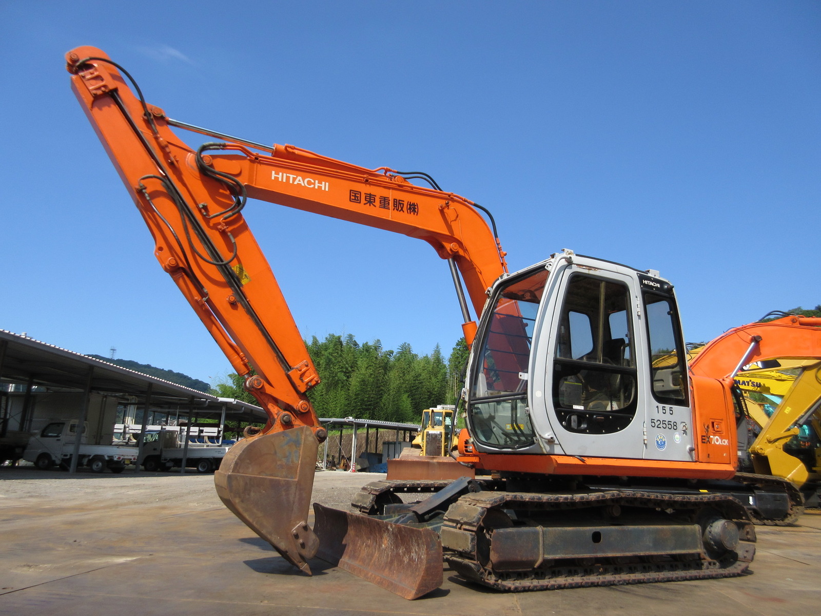 Used Construction Machine Used HITACHI HITACHI Excavator 0.2-0.3m3 EX70LCK-5