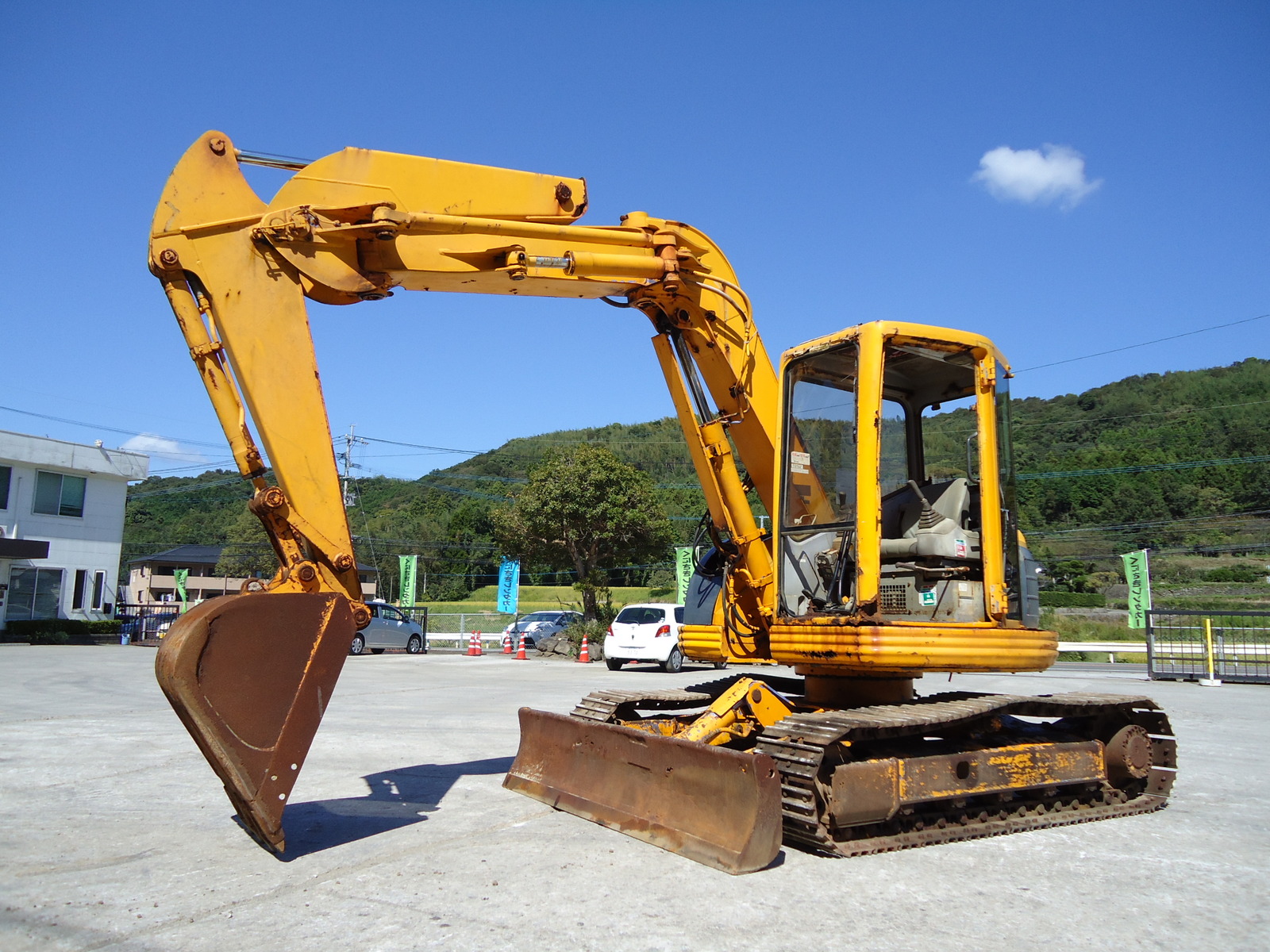 中古建設機械 中古 日立建機 HITACHI 油圧ショベル・バックホー ０．２－０．３立米 EX75UR