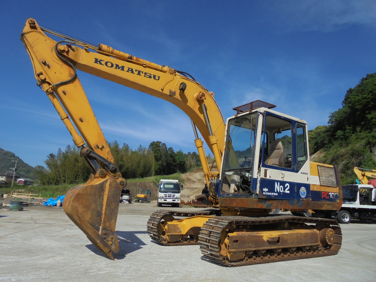 Used Construction Machine Used KOMATSU KOMATSU Excavator 0.4-0.5m3 PC100-5Z