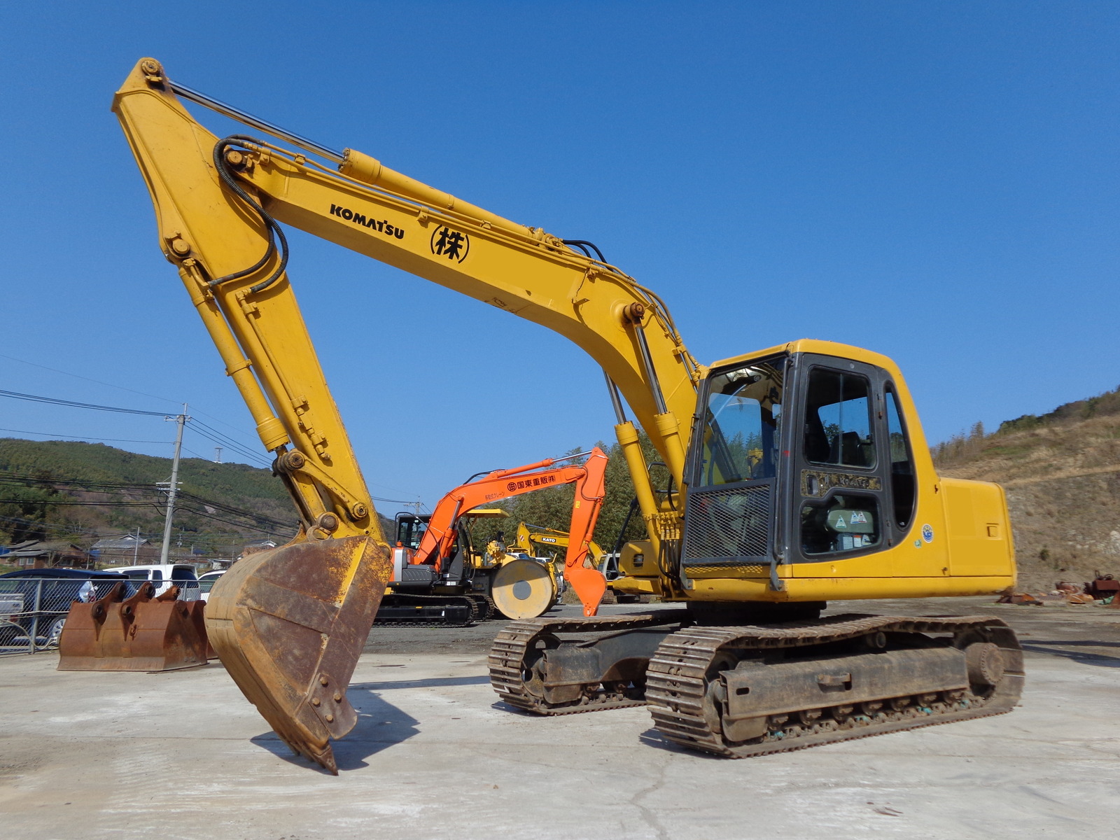 Used Construction Machine Used KOMATSU KOMATSU Excavator 0.4-0.5m3 PC120-6