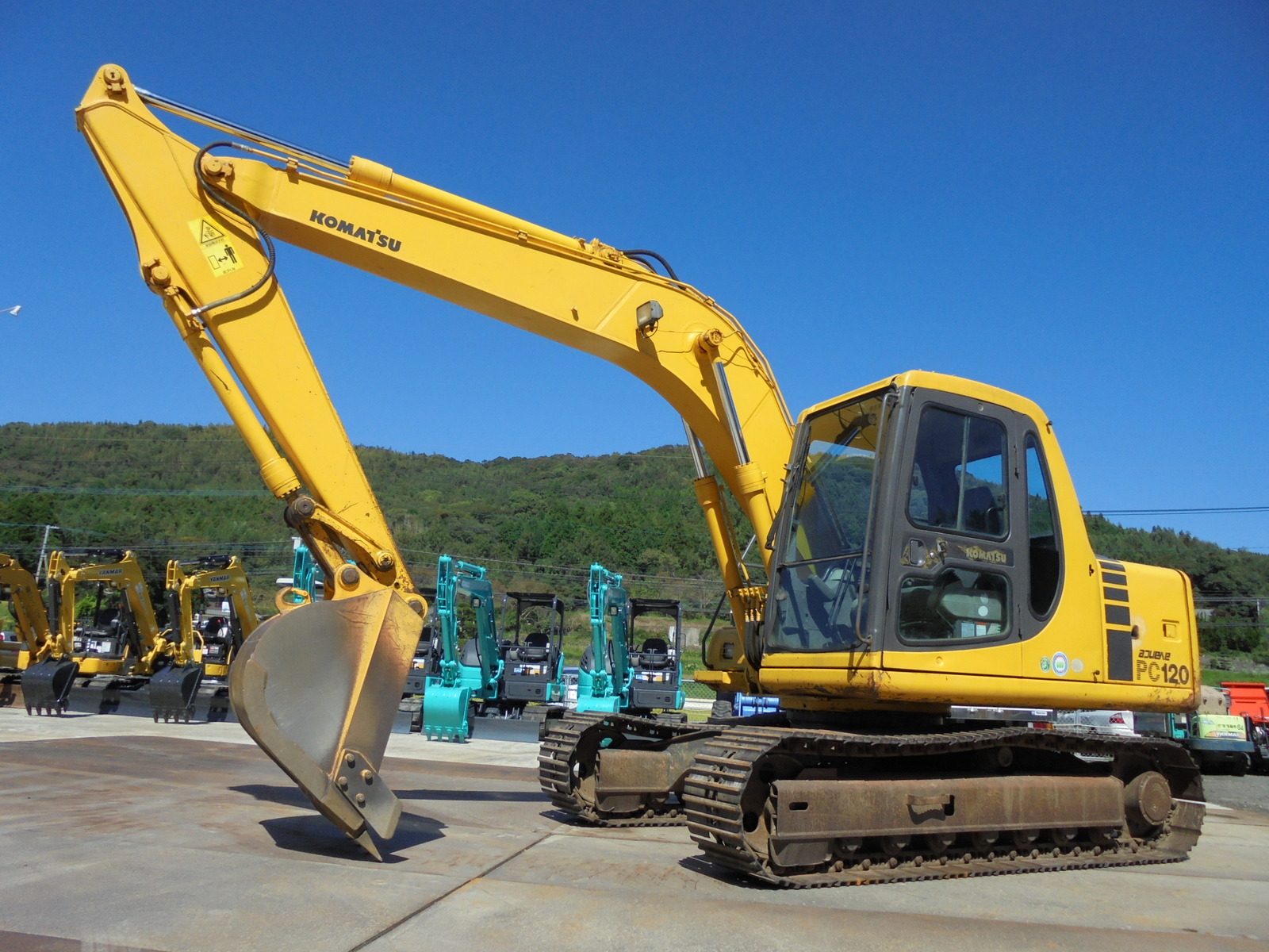 Used Construction Machine Used KOMATSU KOMATSU Excavator 0.4-0.5m3 PC120-6