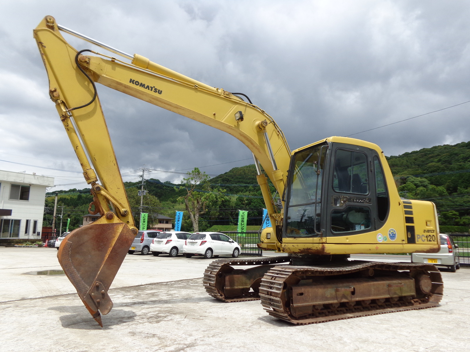 Used Construction Machine Used KOMATSU KOMATSU Excavator 0.4-0.5m3 PC120-6