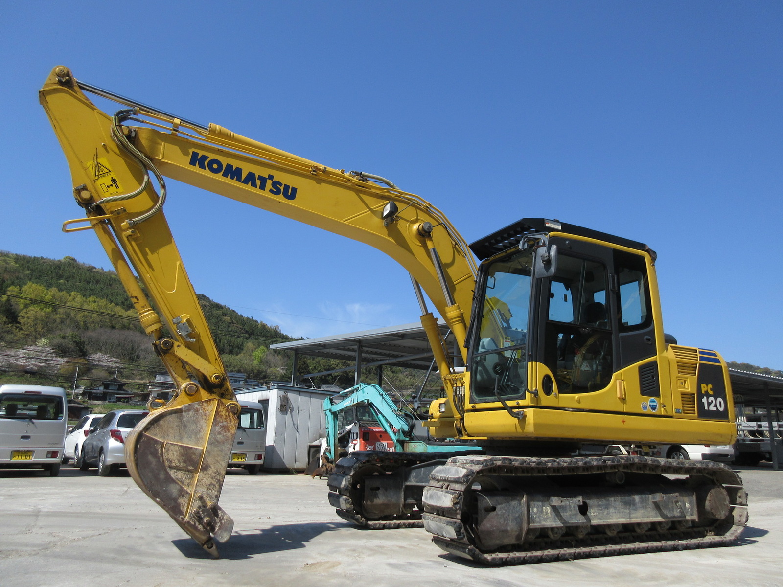 中古建設機械 中古 コマツ KOMATSU 解体機 バックホー解体仕様 PC120-8