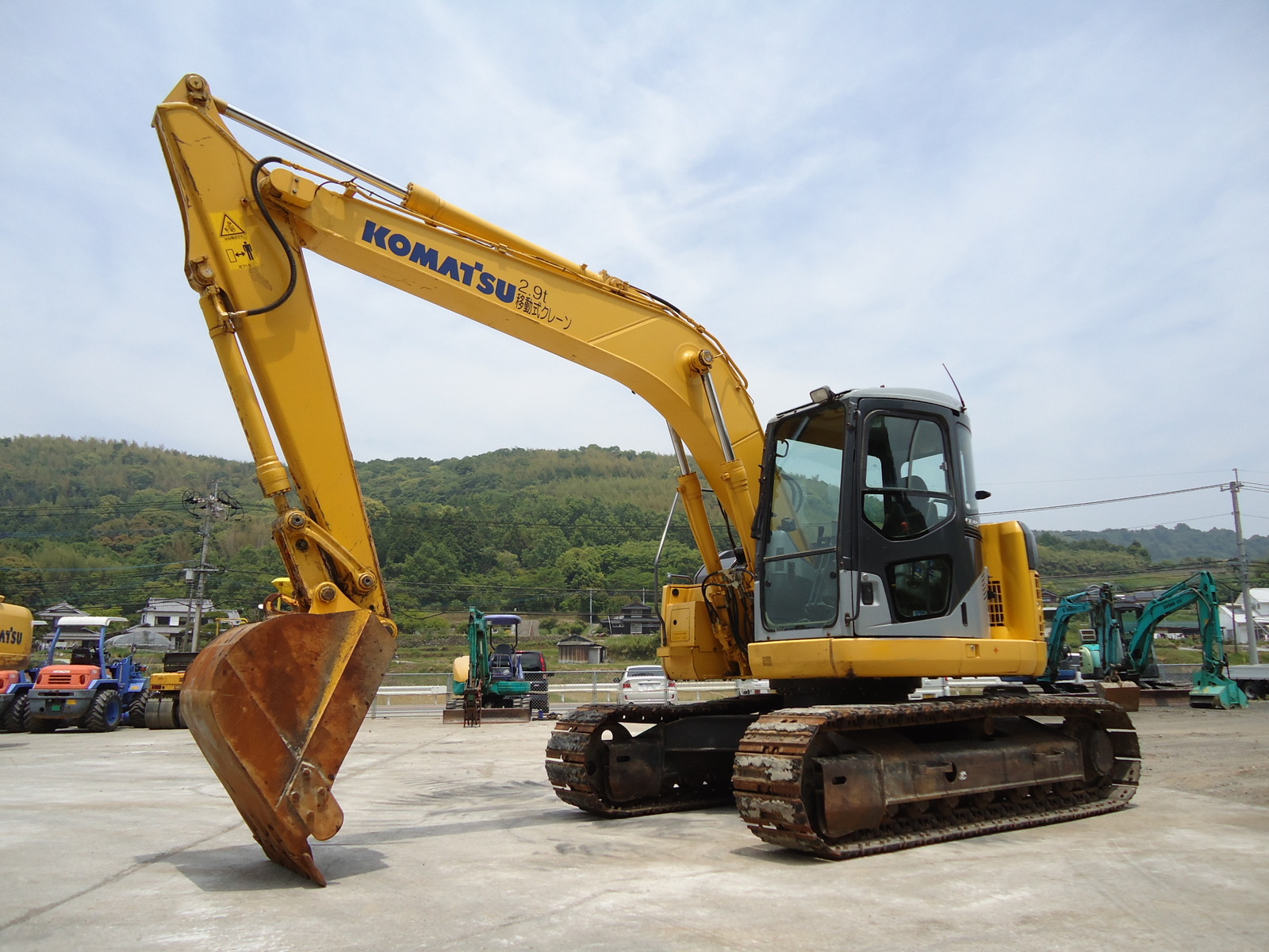 Used Construction Machine Used KOMATSU KOMATSU Excavator 0.4-0.5m3 PC138US-2E1