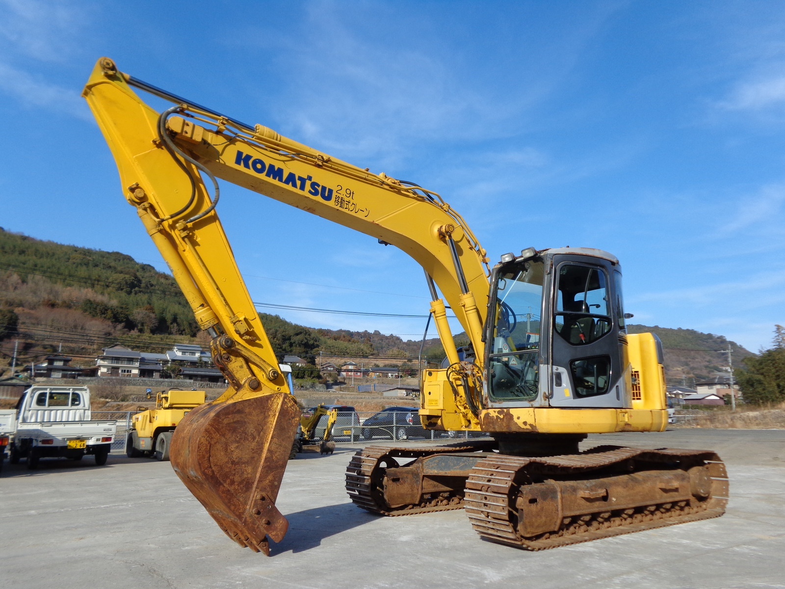 Used Construction Machine Used KOMATSU KOMATSU Excavator 0.4-0.5m3 PC138US-2E1