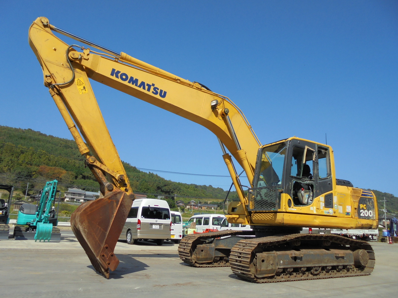 Used Construction Machine Used KOMATSU KOMATSU Excavator 0.7-0.9m3 PC200-8