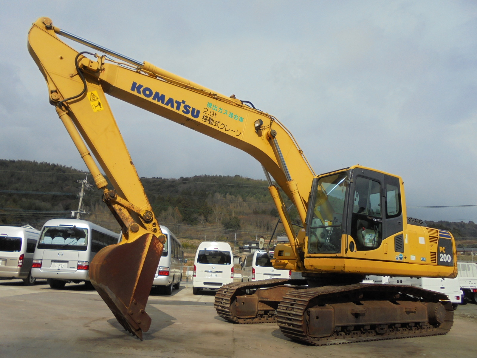 Used Construction Machine Used KOMATSU KOMATSU Excavator 0.7-0.9m3 PC200-8