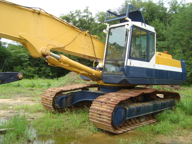 中古建設機械 中古 コマツ KOMATSU 解体機 ロングフロント・ハイリフト PC300-5