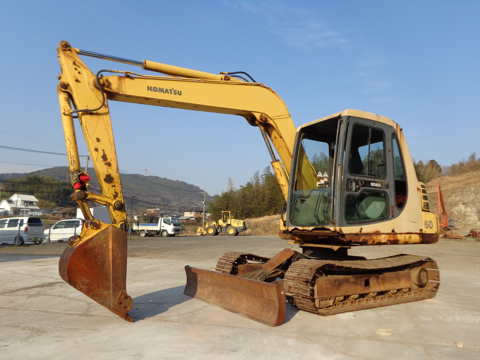 Used Construction Machine Used KOMATSU KOMATSU Excavator 0.2-0.3m3 PC60-7