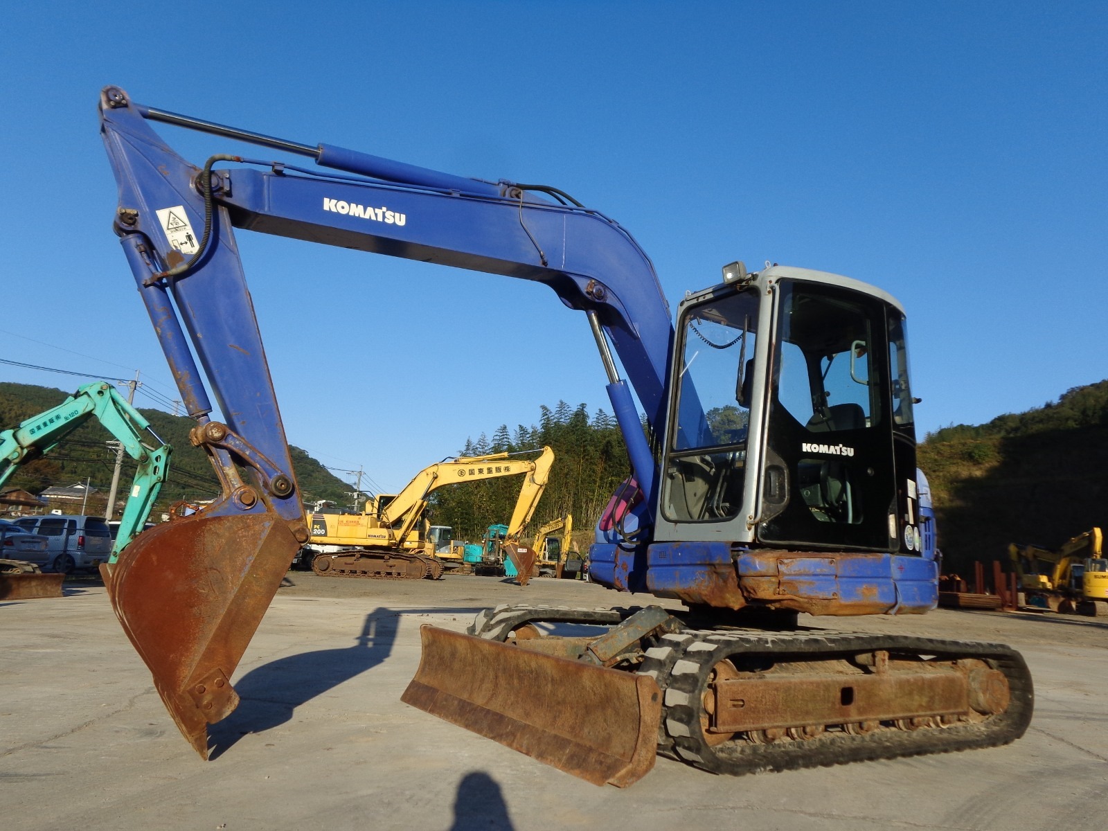 Used Construction Machine Used KOMATSU KOMATSU Excavator 0.2-0.3m3 PC78US-5