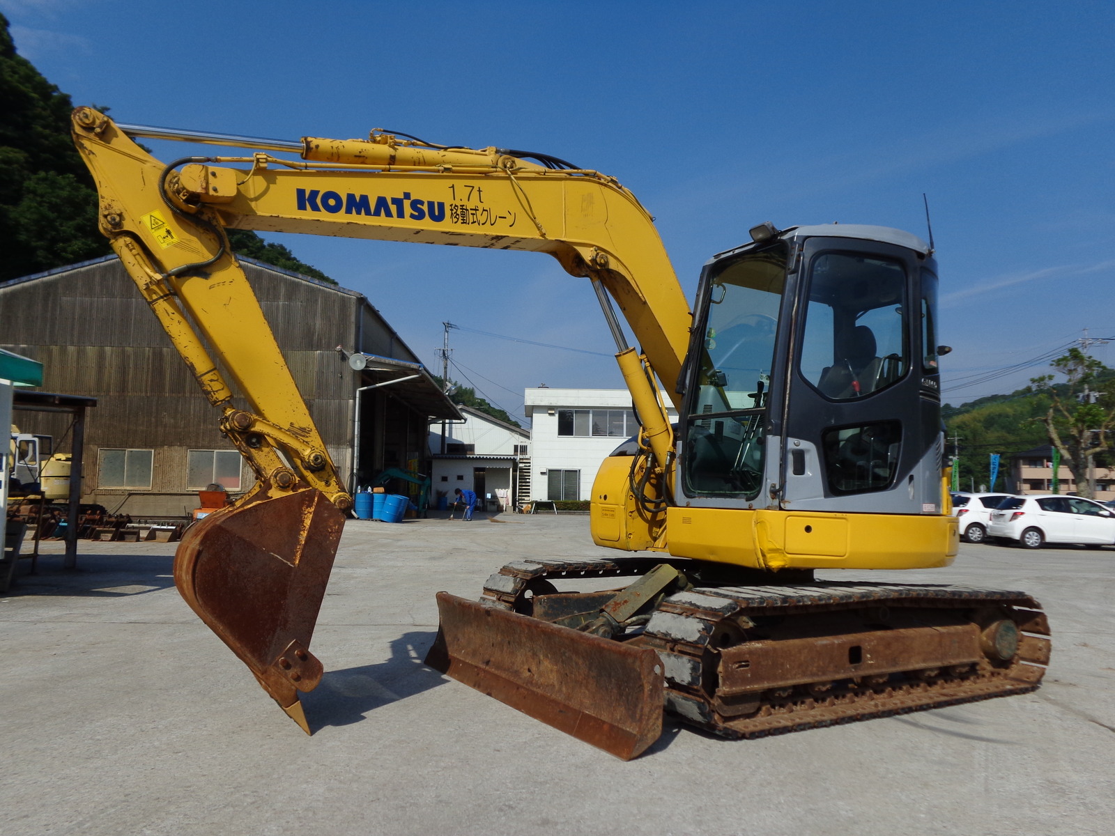 Used Construction Machine Used KOMATSU KOMATSU Excavator 0.2-0.3m3 PC78US-6E0