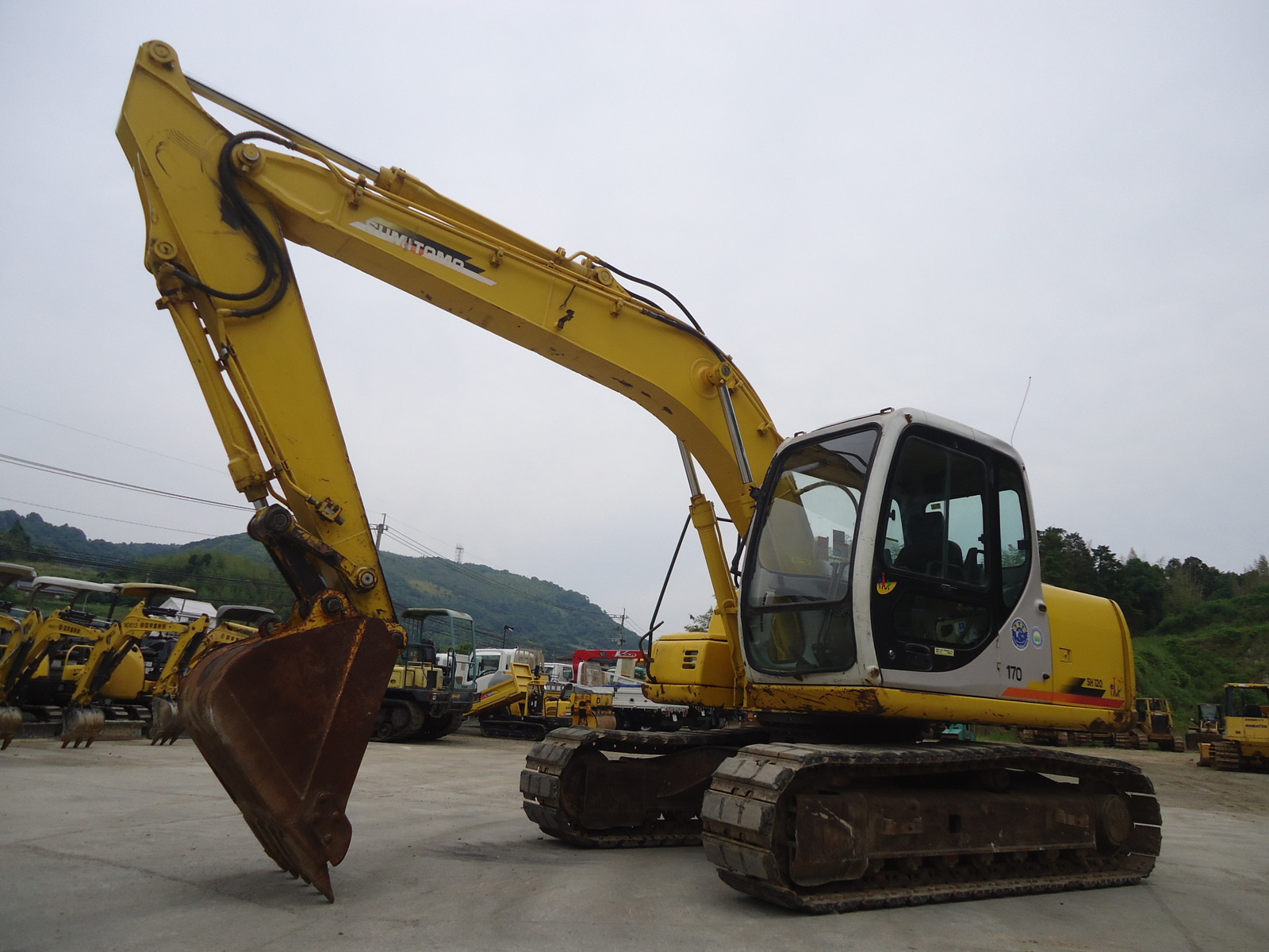 Used Construction Machine Used SUMITOMO SUMITOMO Excavator 0.4-0.5m3 SH120-3