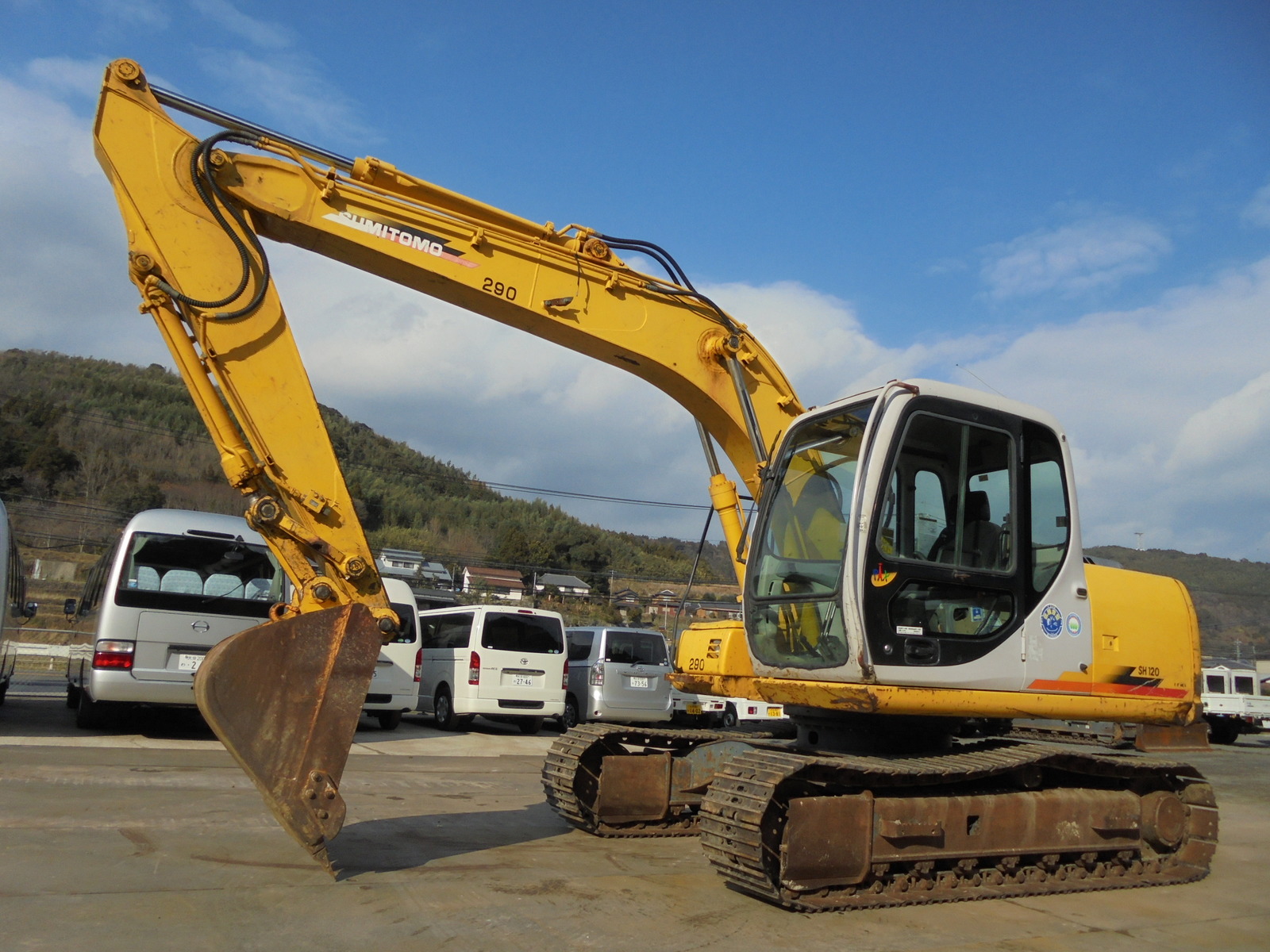 Used Construction Machine Used SUMITOMO SUMITOMO Excavator 0.4-0.5m3 SH120-3