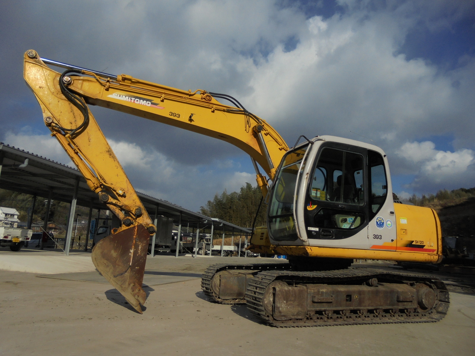 Used Construction Machine Used SUMITOMO SUMITOMO Excavator 0.4-0.5m3 SH120-3