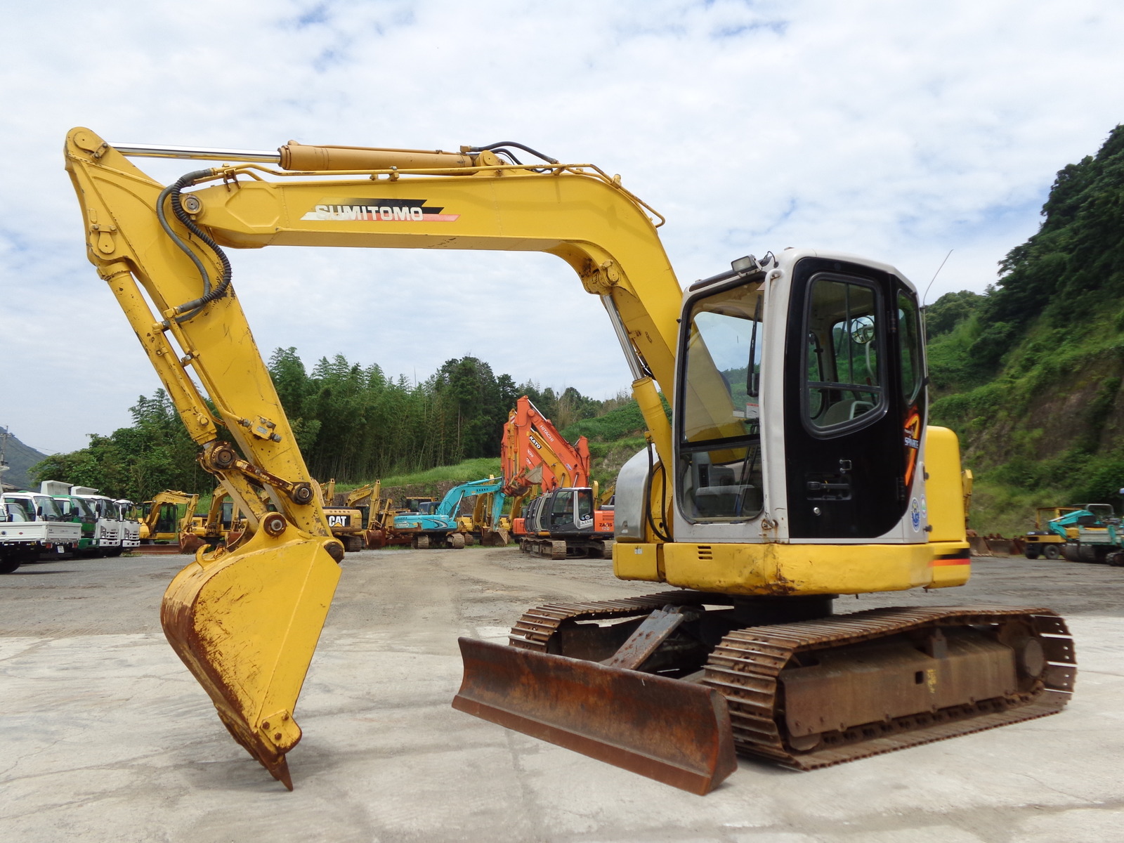 Used Construction Machine Used SUMITOMO SUMITOMO Excavator 0.2-0.3m3 SH75X-3