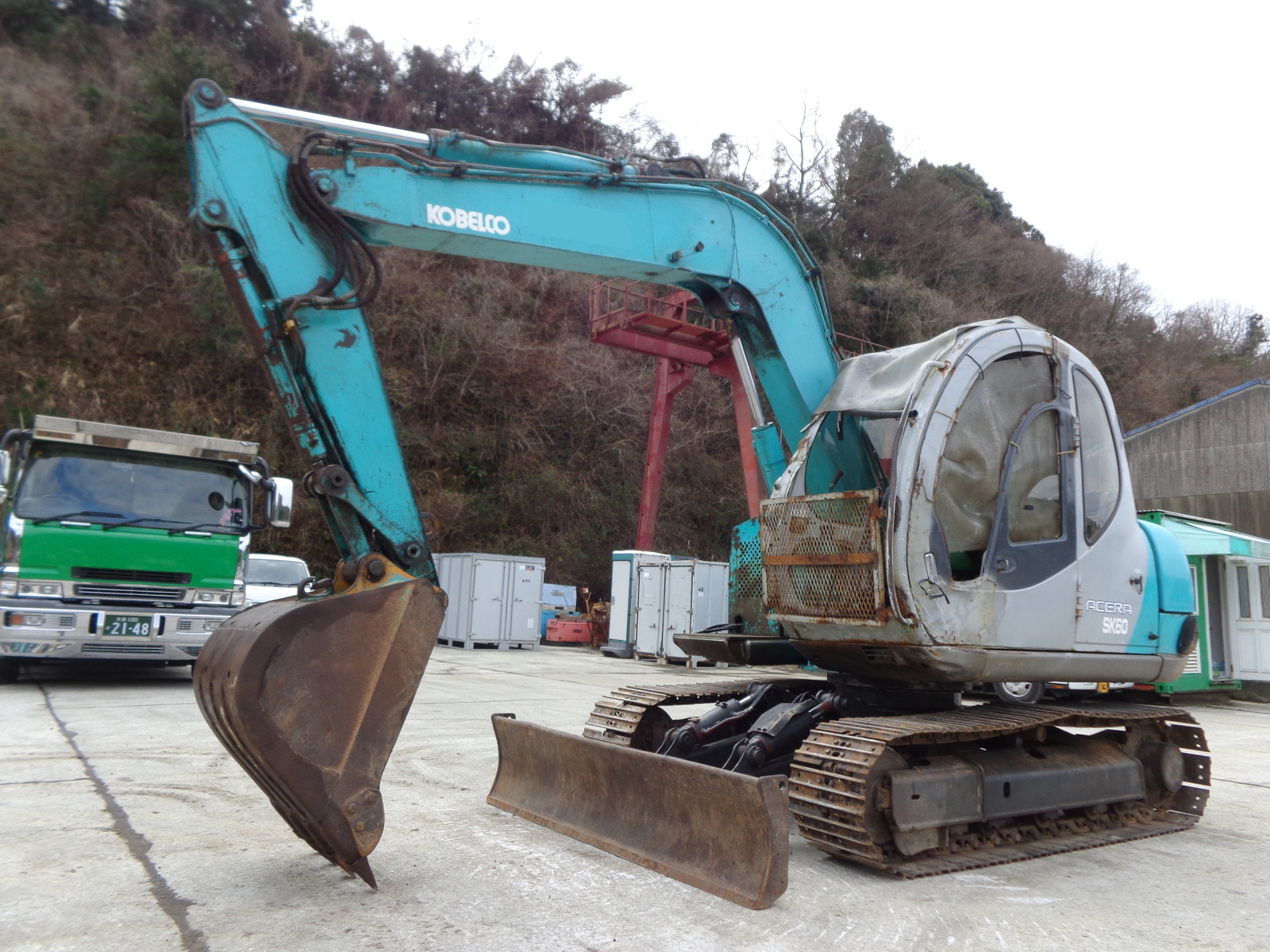 Used Construction Machine Used KOBELCO KOBELCO Forestry excavators Grapple / Winch / Blade SK60-2