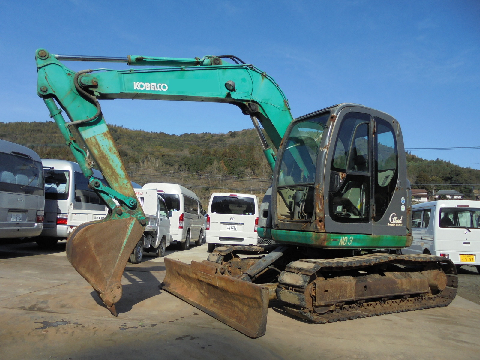 中古建設機械 中古 神鋼コベルコ建機 KOBELCO 油圧ショベル・バックホー ０．２－０．３立米 SK60SR