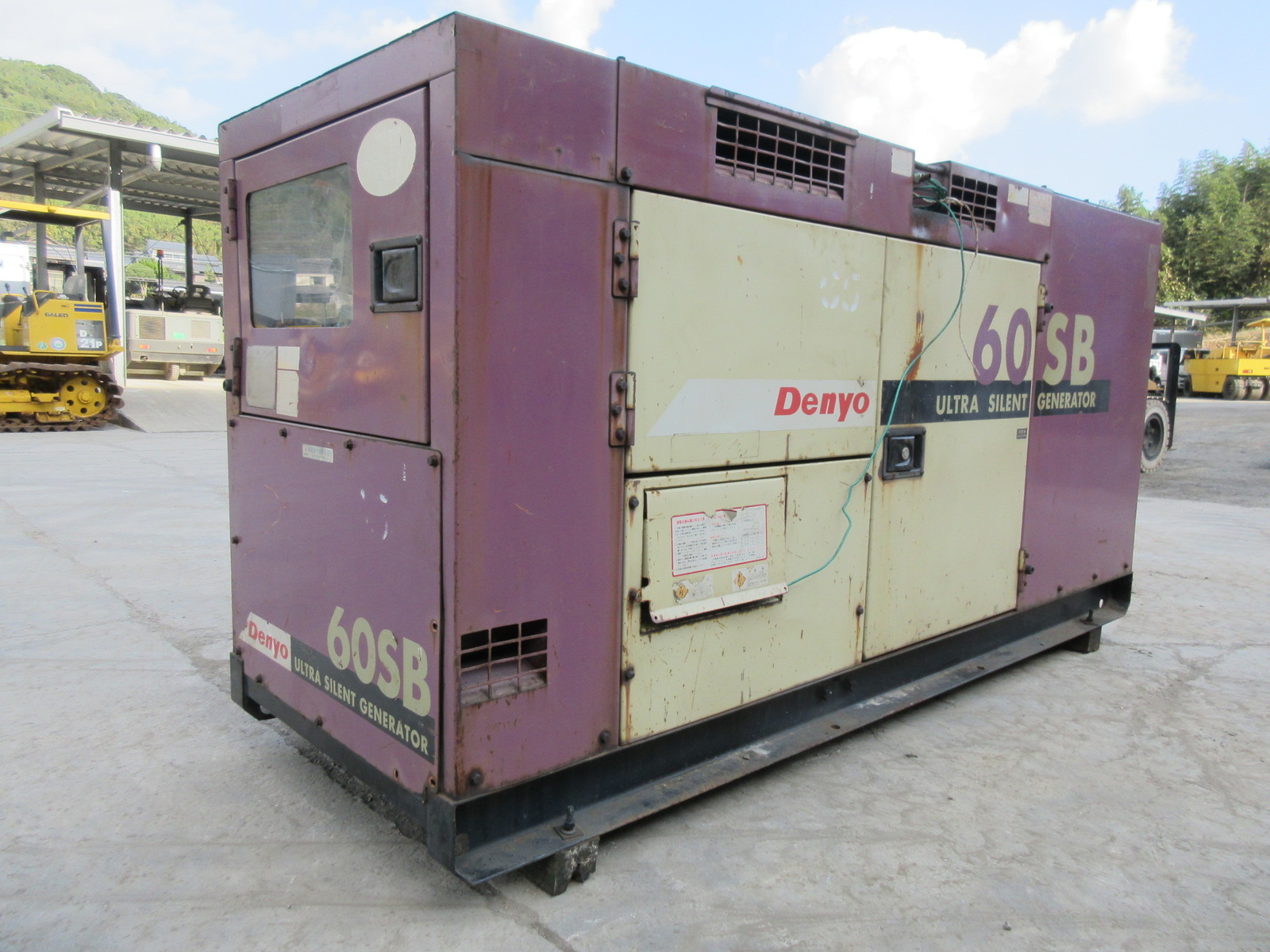 Used Construction Machine Used DENYO DENYO Generator  DCA-60SBHII