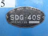 Used Construction Machine Used AIRMAN AIRMAN Generator  SDG-40S