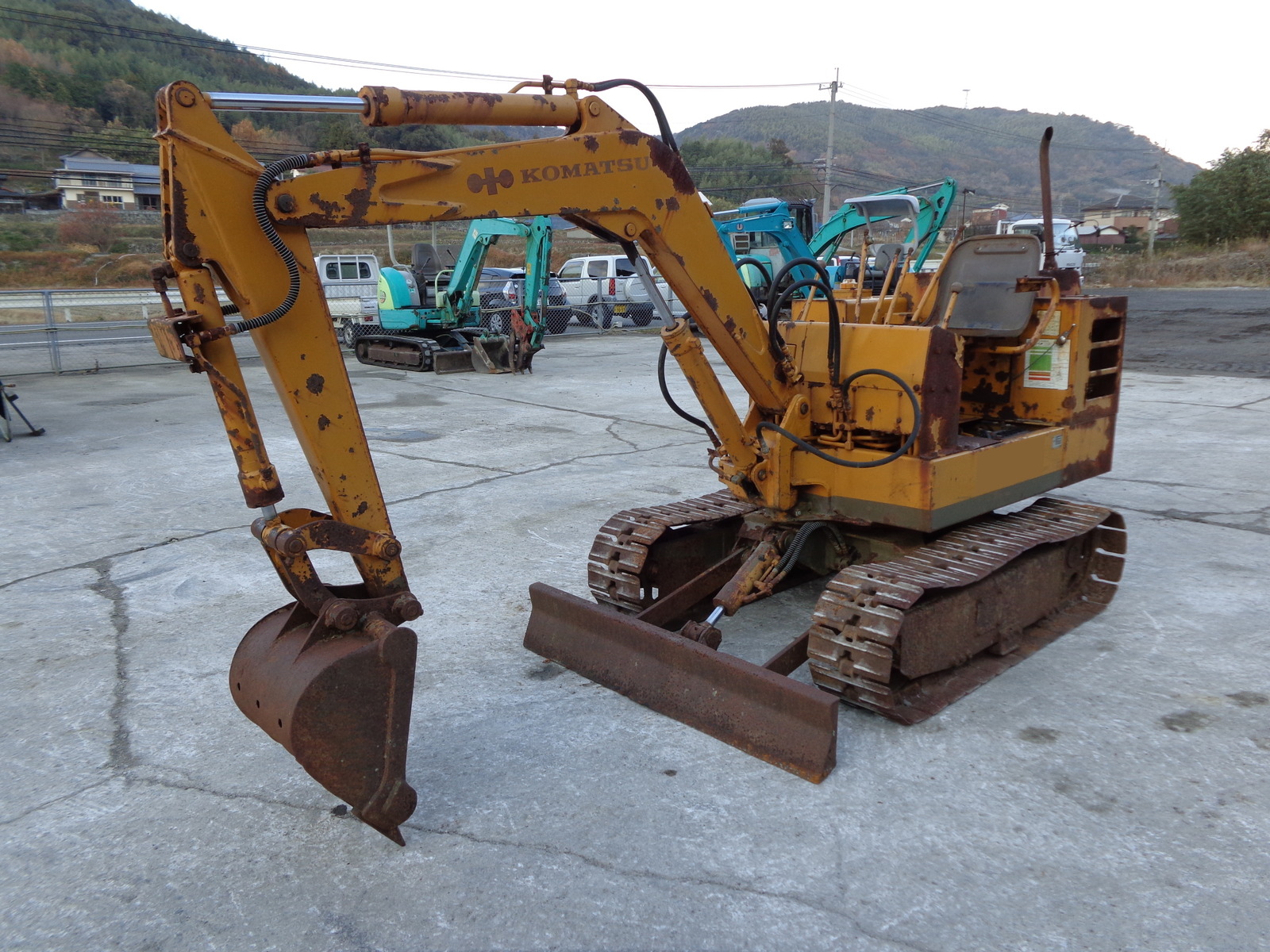 Used Construction Machine Used KOMATSU KOMATSU Excavator ~0.1m3 PC01-1