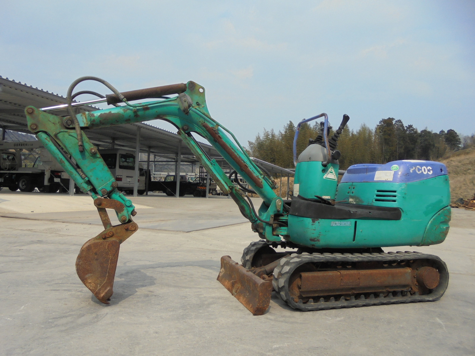 Used Construction Machine Used KOMATSU KOMATSU Excavator ~0.1m3 PC03-2