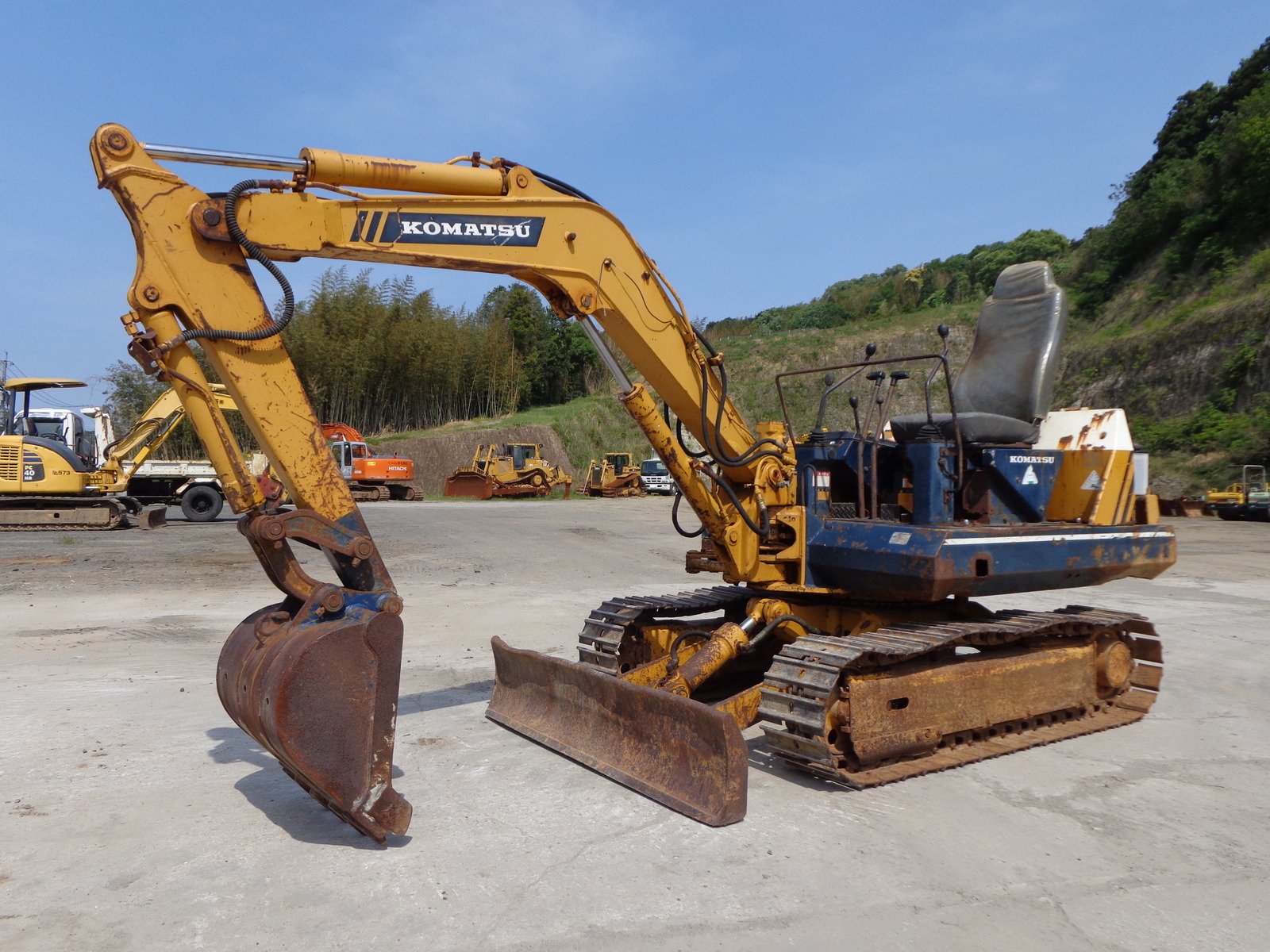 Used Construction Machine Used KOMATSU KOMATSU Excavator 1.0~m3 PC20-5