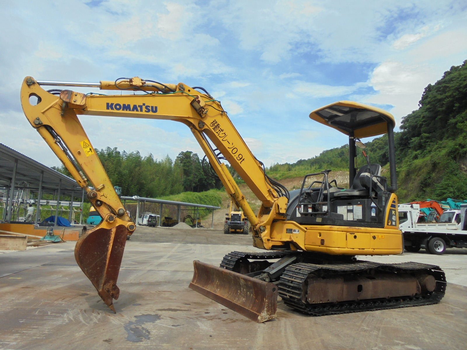 Used Construction Machine Used KOMATSU KOMATSU Excavator 0.2-0.3m3 PC40MR-2