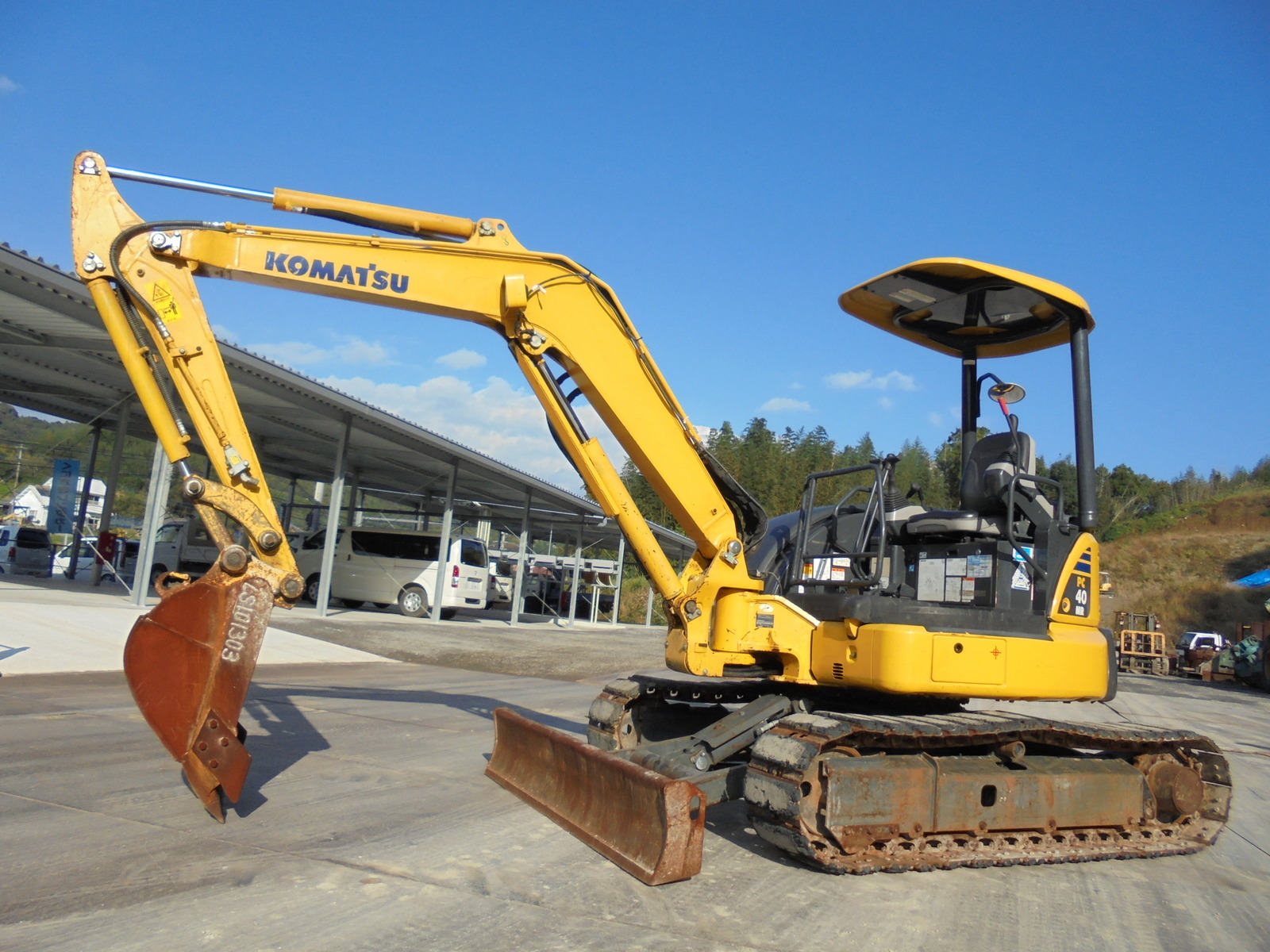 Used Construction Machine Used KOMATSU KOMATSU Excavator 0.2-0.3m3 PC40MR-3