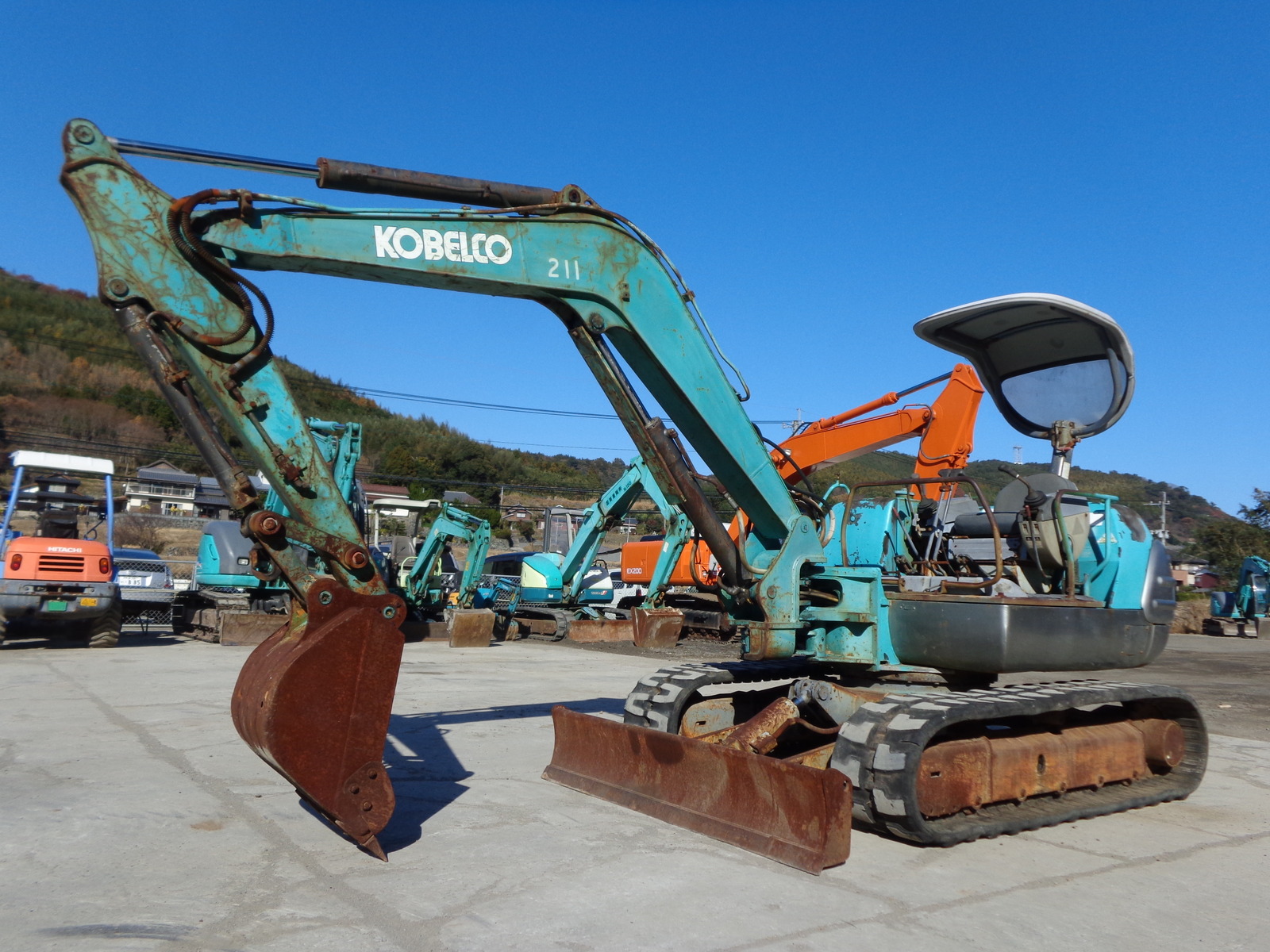 Used Construction Machine Used KOBELCO KOBELCO Excavator 0.2-0.3m3 SK045