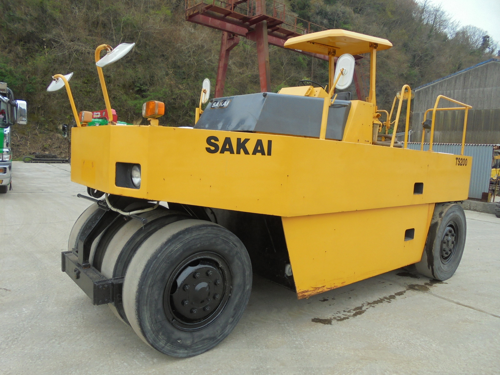 Used Construction Machine Used SAKAI SAKAI Roller Tire rollers TS200