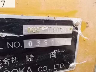 中古建設機械 中古 諸岡 MOROOKA クローラ・キャリア クルクルキャリア・全旋回キャリアダンプ MST-1500VDR