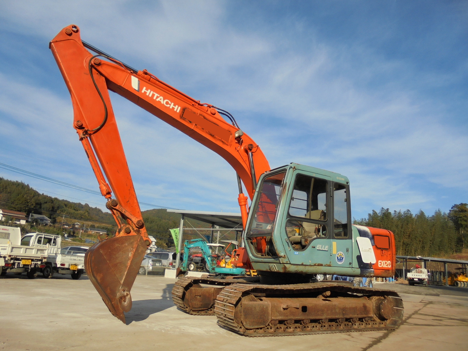 Used Construction Machine Used HITACHI HITACHI Excavator 0.4-0.5m3 EX120-3