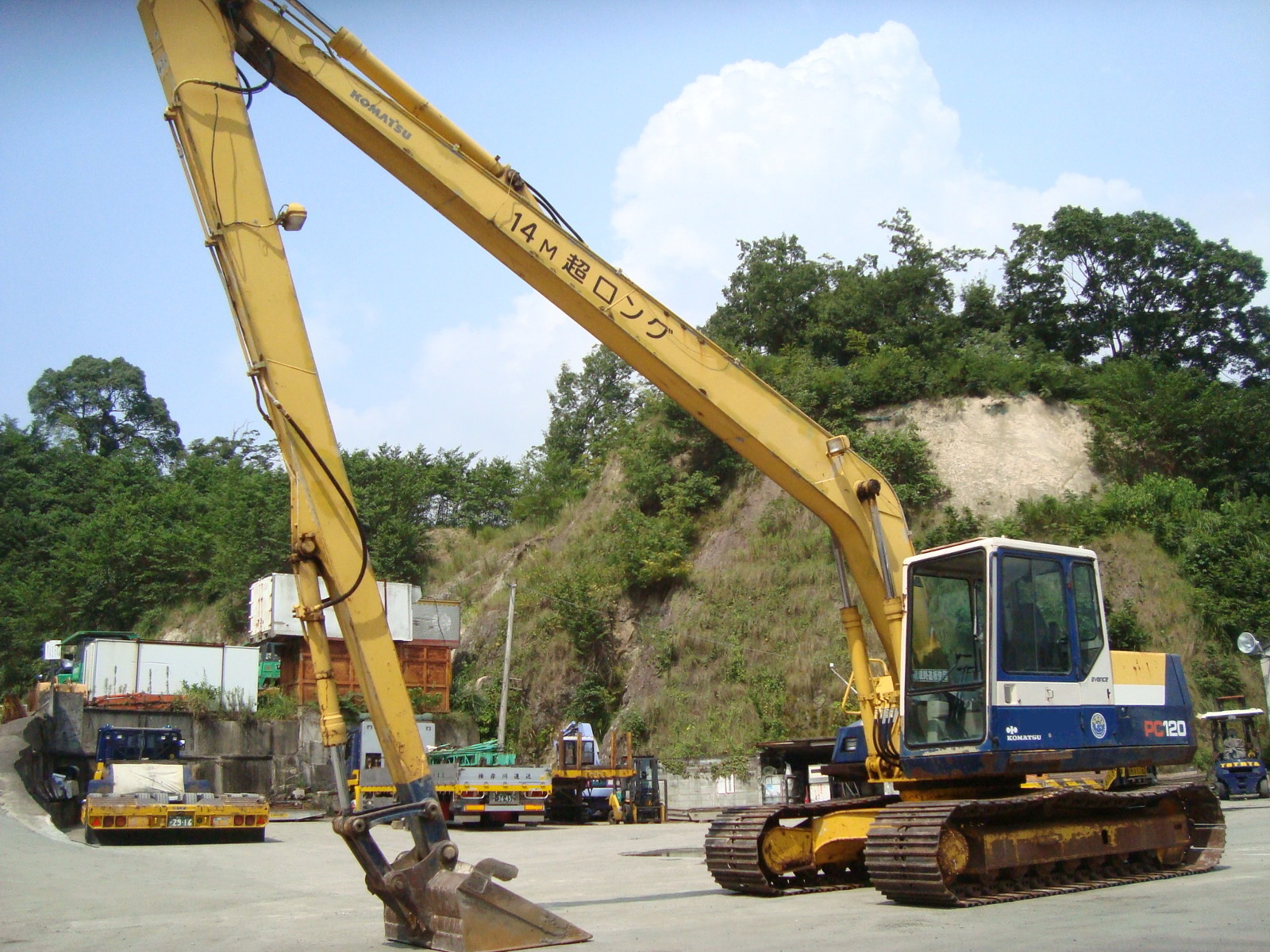 Used Construction Machine Used KOMATSU KOMATSU Excavator 0.4-0.5m3 PC120-5