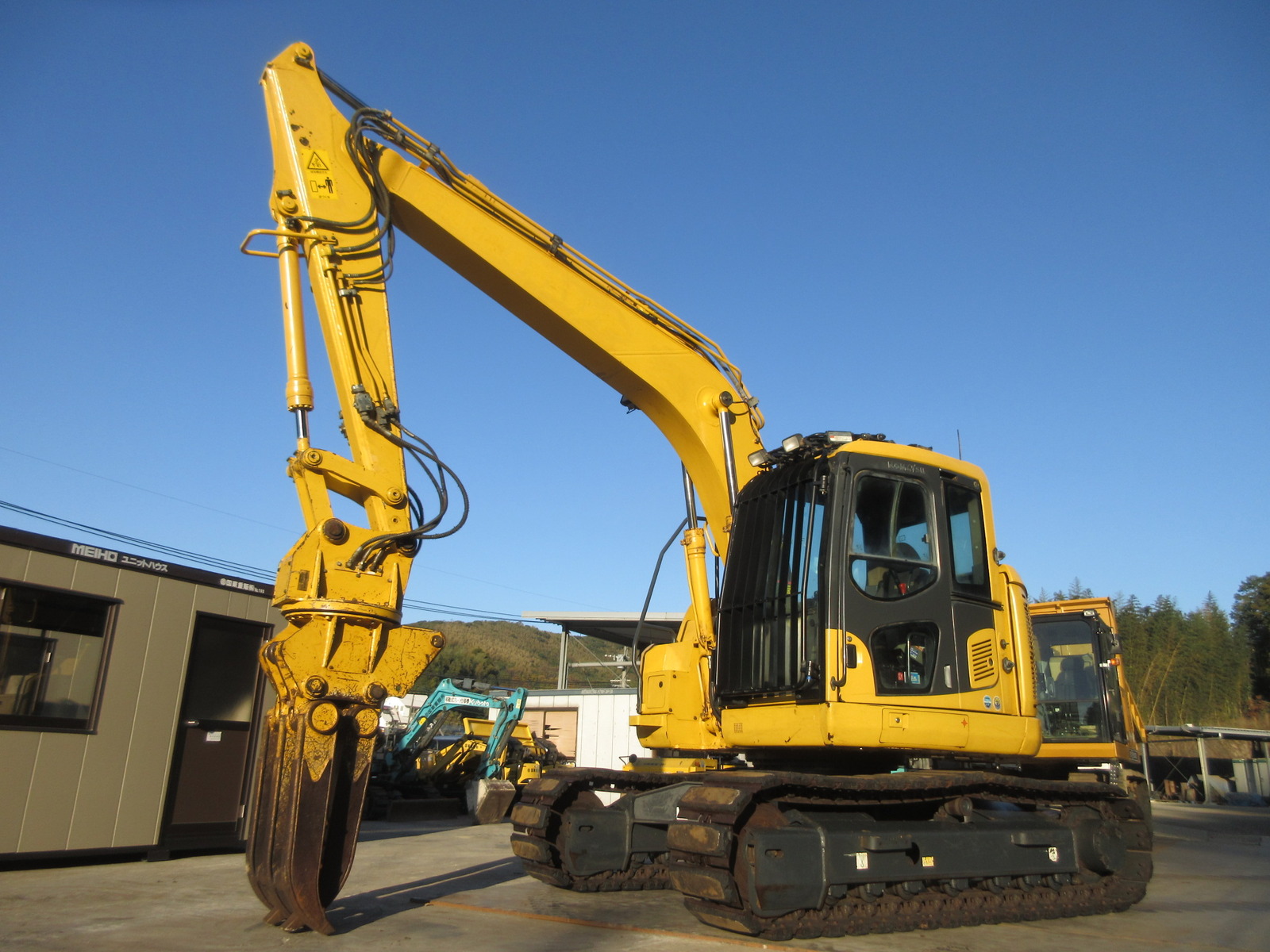 中古建設機械 中古 コマツ KOMATSU 解体機 バックホー解体仕様 PC138US-10