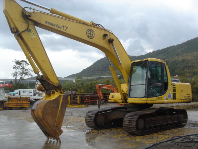 Used Construction Machine Used KOMATSU KOMATSU Excavator 0.7-0.9m3 PC200-6E