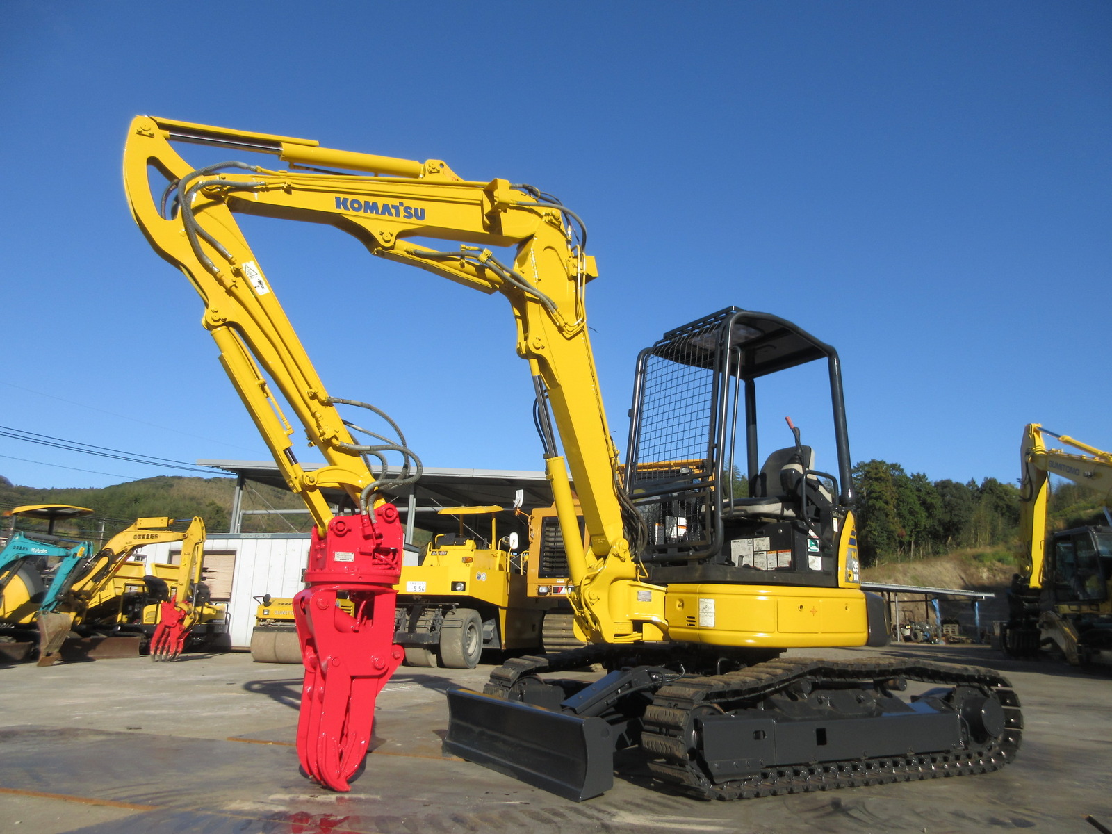 Used Construction Machine Used KOMATSU KOMATSU Demolition excavators Mini moku PC35MR-2