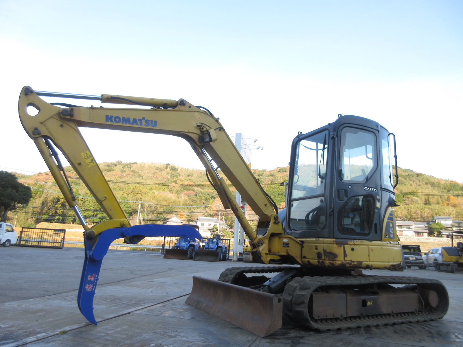 Used Construction Machine Used KOMATSU KOMATSU Excavator 0.2-0.3m3 PC40MR-2